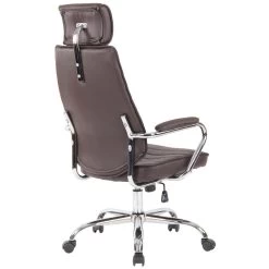 CLP Bureaustoel Rako Leder Bruin 9 CLP Bureaustoel Rako Leder Bruin -ZitMeester ComfortDesign 1000080751 0103