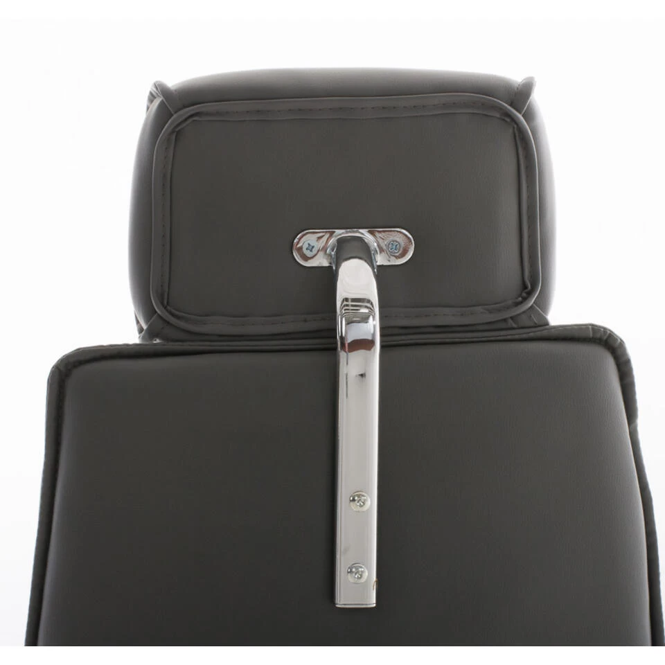 CLP Bureaustoel Rako Kunstleder Grijs 6 CLP Bureaustoel Rako Kunstleder Grijs - Image 4