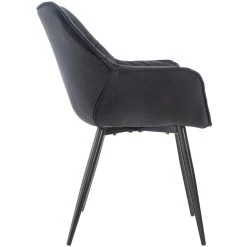 CLP Eetkamerstoel Tanna Fluweel Zwart 8 CLP Eetkamerstoel Tanna Fluweel Zwart -ZitMeester ComfortDesign 1000080759 0102