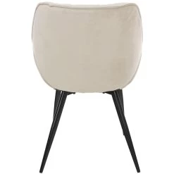 CLP Eetkamerstoel Tanna Fluweel Crème 9 CLP Eetkamerstoel Tanna Fluweel Crème -ZitMeester ComfortDesign 1000080761 0103