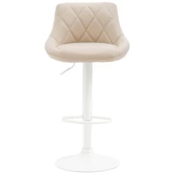 CLP Barkruk Lazio Wit Frame Kunstleer Crème 8 CLP Barkruk Lazio Wit Frame Kunstleer Crème -ZitMeester ComfortDesign 1000080806 0102