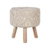 Beliani Hocker MANZAI - Beige Katoen -ZitMeester ComfortDesign 1000081320