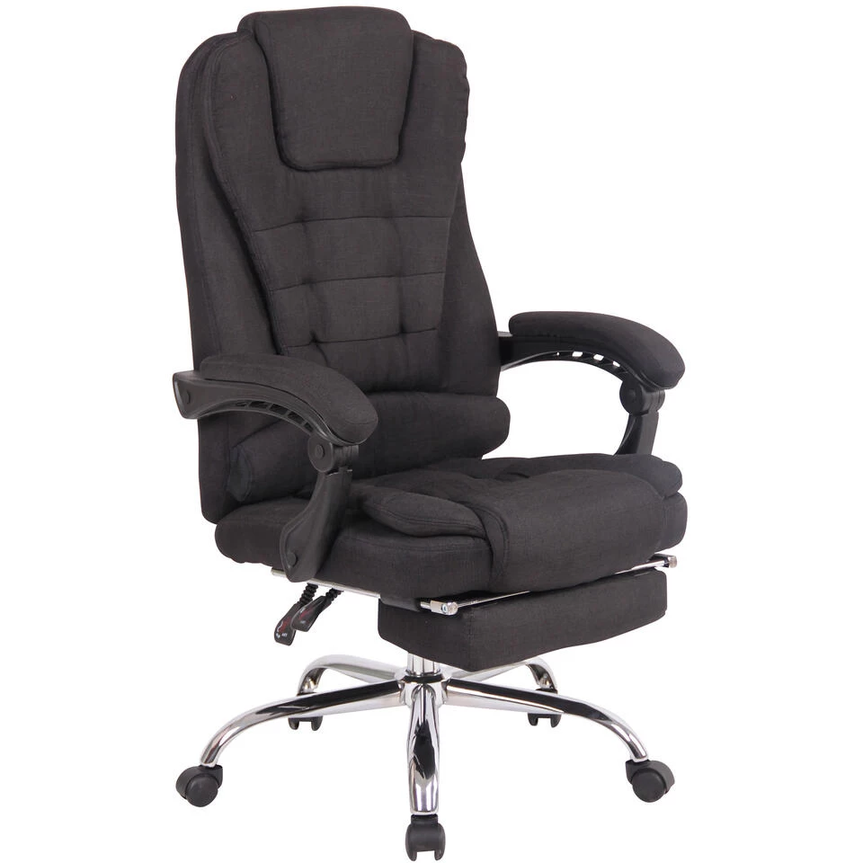 CLP Bureaustoel Oxygen Stof Zwart 3 CLP Bureaustoel Oxygen Stof Zwart