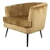 DS4U® Norah Fauteuil Velvet - Stof - Goudkleurig -ZitMeester ComfortDesign 1000081843