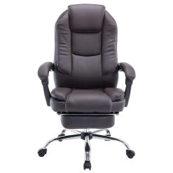 Clp Bureaustoel Castle Kunstleder Bruin -ZitMeester ComfortDesign 1000082856 0101