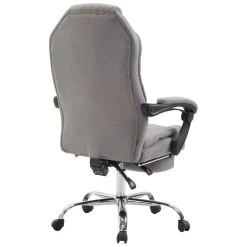 Clp Bureaustoel Castle Stof Zilverkleurig 9 Clp Bureaustoel Castle Stof Zilverkleurig -ZitMeester ComfortDesign 1000082872 0103