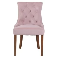 CLP Eetkamerstoel Aberdeen Licht Bruin Frame Fluweel Roze 7 CLP Eetkamerstoel Aberdeen Licht Bruin Frame Fluweel Roze -ZitMeester ComfortDesign 1000082875 0101
