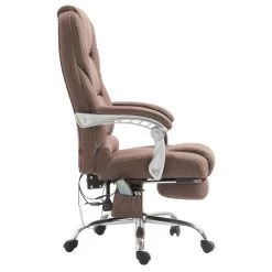 Clp Bureaustoel Pacific Stof Met Massagefunctie Licht Bruin -ZitMeester ComfortDesign 1000083207 0102