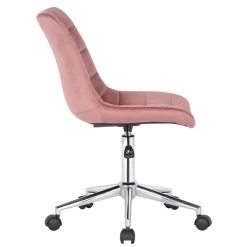 Clp Bureaustoel Medford Fluweel Roze 8 Clp Bureaustoel Medford Fluweel Roze -ZitMeester ComfortDesign 1000084079 0102