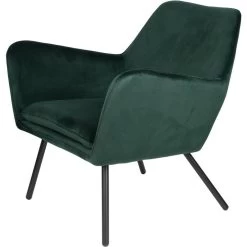 Puur Berg Fauteuil Velvet - Stof - Groen -ZitMeester ComfortDesign 1000085105 0101