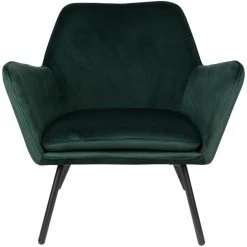 Puur Berg Fauteuil Velvet - Stof - Groen -ZitMeester ComfortDesign 1000085105 0102