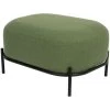 Puur Kalve Hocker - Rechthoek - Stof - Groen -ZitMeester ComfortDesign 1000085107
