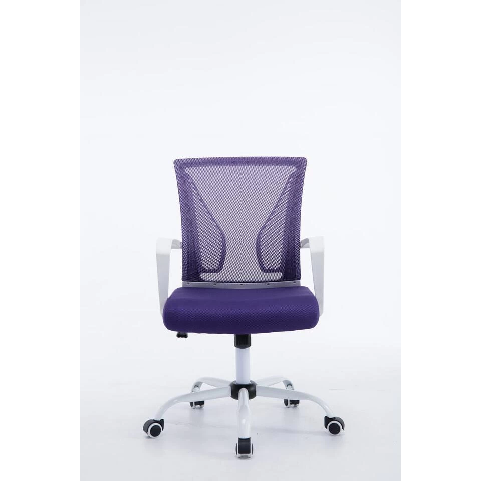 Clp Bureaustoel Tracy Frame Wit Paars 4 Clp Bureaustoel Tracy Frame Wit Paars - Image 2