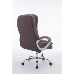 Clp Bureaustoel XXL Vancouver Stof Bruin -ZitMeester ComfortDesign 1000085207 0103