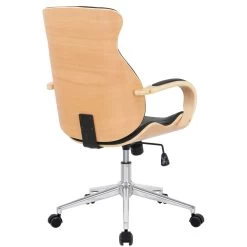 Clp Bureaustoel Melilla Kunstleder Natura Zwart -ZitMeester ComfortDesign 1000085228 0103