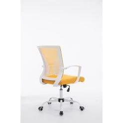 Clp Bureaustoel Tracy Frame Wit Geel -ZitMeester ComfortDesign 1000085235 0103