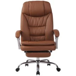 Clp Bureaustoel Troy Kunstleder Lichtbruin -ZitMeester ComfortDesign 1000085245 0101