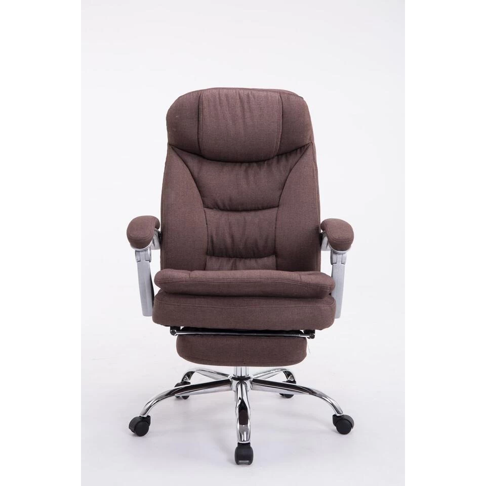 Clp Bureaustoel Troy Stof Bruin 4 Clp Bureaustoel Troy Stof Bruin - Image 2