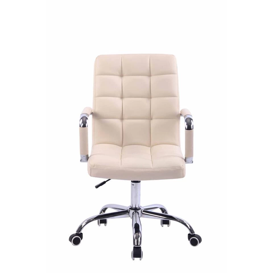 Clp Bureaustoel Deli Kunstleder Crème 4 Clp Bureaustoel Deli Kunstleder Crème - Image 2