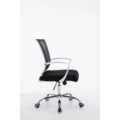 Clp Bureaustoel Tracy Frame Chroom Look Zwart -ZitMeester ComfortDesign 1000085295 0102