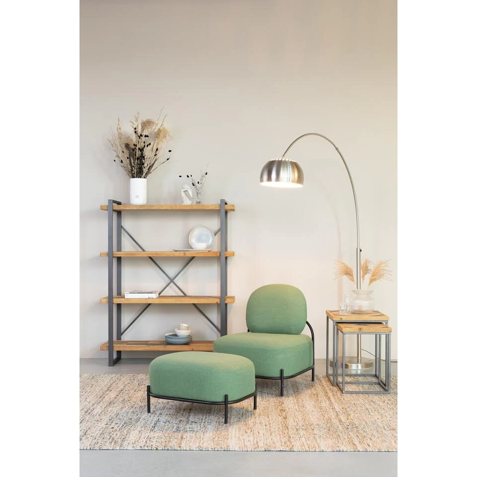 Rein Living Polly Fauteuil - Groen 4 Rein Living Polly Fauteuil - Groen - Afbeelding 2