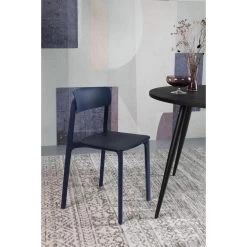 Rein Living Clive Eetkamerstoel - Donkerblauw - Set Van 4 7 Rein Living Clive Eetkamerstoel - Donkerblauw - Set Van 4 -ZitMeester ComfortDesign 1000087459 0101