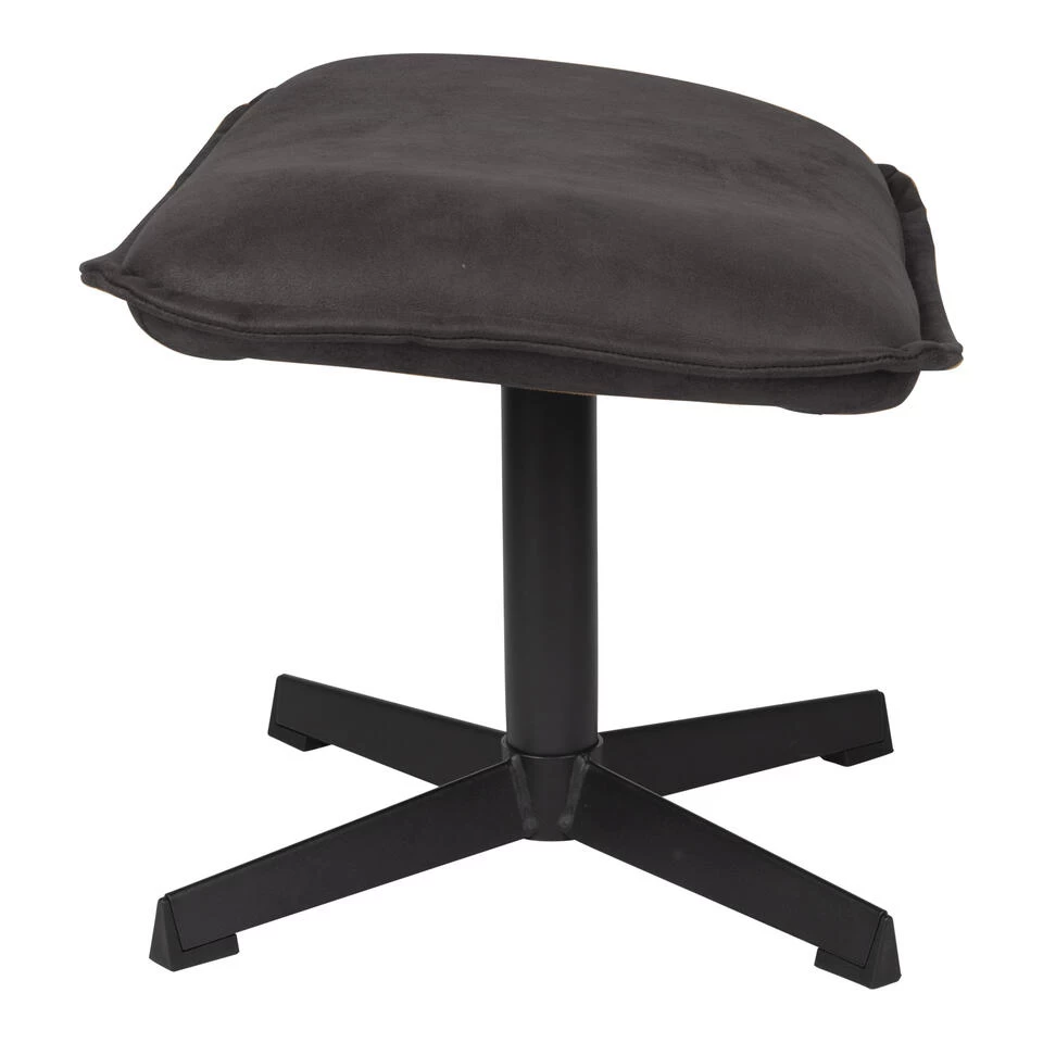 Rein Living John Hocker - Antraciet 4 Rein Living John Hocker - Antraciet - Image 2