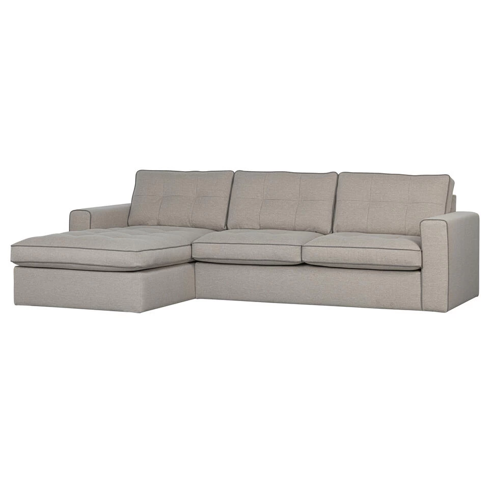 WOOOD Lisa Hoekbank - Polypropyleen - Crème - 87x280x170 5 WOOOD Lisa Hoekbank - Polypropyleen - Crème - 87x280x170 - Image 3