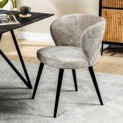 Culo Eetkamerstoel Roman - Stof - Beige -ZitMeester ComfortDesign 1000089906 0101