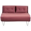 Beliani Tweezitsbank - VESTFOLD Roze Fluweel -ZitMeester ComfortDesign 1000091449