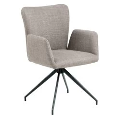Sohome Draaibare Eetkamerstoel - Set Van 2 - Aubri - Grijsbruin -ZitMeester ComfortDesign 1000092016 0101