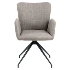 Sohome Draaibare Eetkamerstoel - Set Van 2 - Aubri - Grijsbruin -ZitMeester ComfortDesign 1000092016 0102