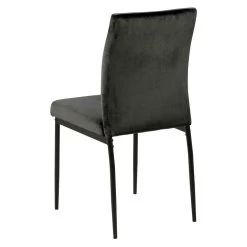 Sohome Eetkamerstoel - Set Van 2 - Paisley - Velvet - Zwart 8 Sohome Eetkamerstoel - Set Van 2 - Paisley - Velvet - Zwart -ZitMeester ComfortDesign 1000092031 0102