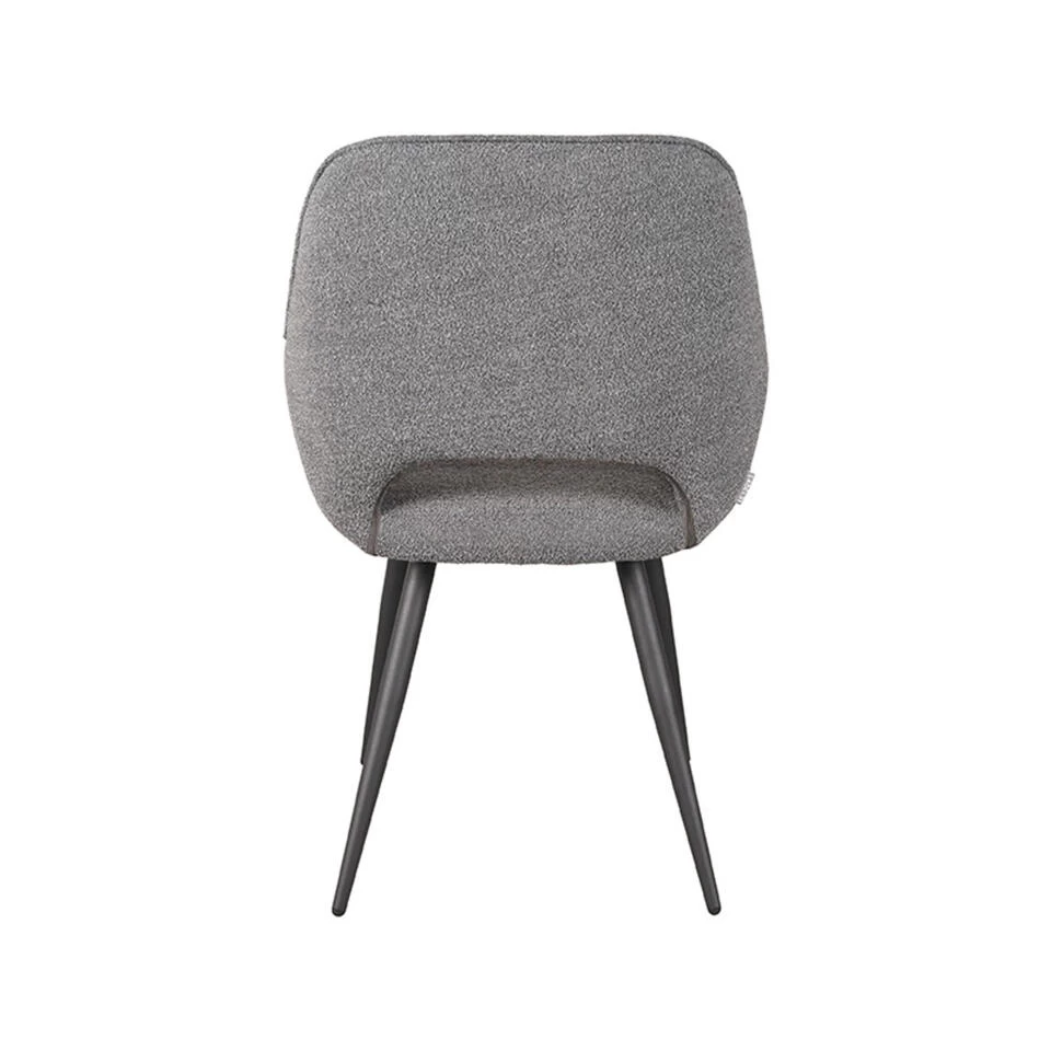LABEL51 - Eetkamerstoel Fer 58x57x87 Cm - Grijs Boucle 5 LABEL51 - Eetkamerstoel Fer 58x57x87 Cm - Grijs Boucle - Image 4