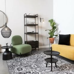 Puur Sundö Fauteuil - Vierkant - Stof - Groen -ZitMeester ComfortDesign 1000093600 0104