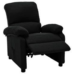 VidaXL Fauteuil Verstelbaar Elektrisch Stof Zwart 9 VidaXL Fauteuil Verstelbaar Elektrisch Stof Zwart -ZitMeester ComfortDesign 1000094066 0103