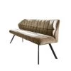 Kalfort Kelly Eetkamerbank Velvet Champagne - 18x58x81 Cm 2 Kalfort Kelly Eetkamerbank Velvet Champagne - 18x58x81 Cm -ZitMeester ComfortDesign 1000094197
