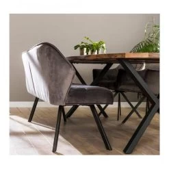 Kalfort Kelly Eetkamerbank Velvet Antraciet - 58x180x46 Cm 8 Kalfort Kelly Eetkamerbank Velvet Antraciet - 58x180x46 Cm -ZitMeester ComfortDesign 1000094200 0102