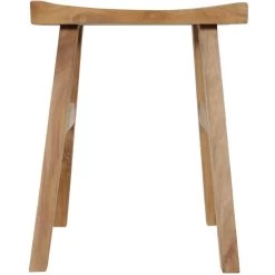 Teak Krukje 40x30x50cm - Hout - Bruin 8 Teak Krukje 40x30x50cm - Hout - Bruin -ZitMeester ComfortDesign 1000094406 0103