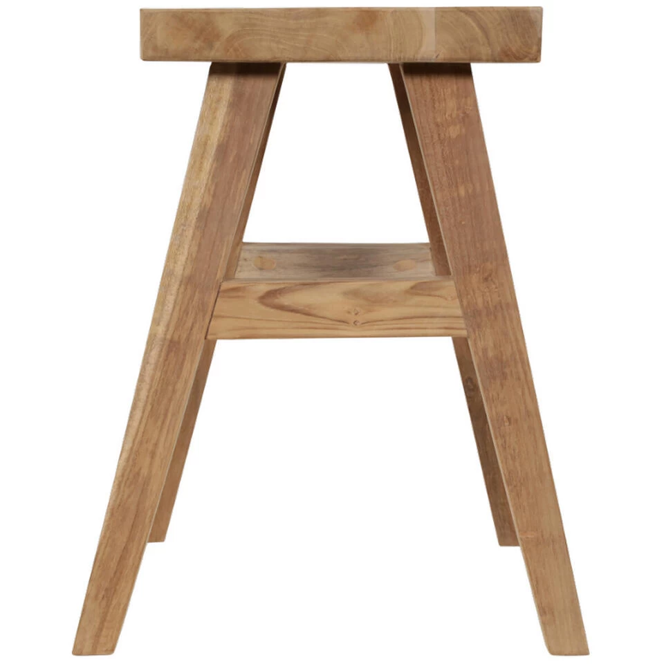 Teak Krukje 40x30x50cm - Hout - Bruin 6 Teak Krukje 40x30x50cm - Hout - Bruin - Image 4