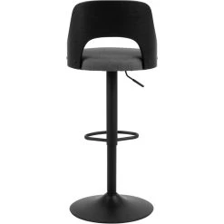 Sohome Draaibare Barkruk - Set Van 2 - Brendan - Donkergrijs - Zithoogte 62-84c -ZitMeester ComfortDesign 1000094477 0103