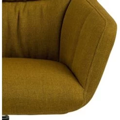 Sohome Draaifauteuil Leopold - Met Voetenbank - Geel -ZitMeester ComfortDesign 1000094491 0103