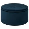 Sohome Poef Takeesha - Velvet - Blauw 2 Sohome Poef Takeesha - Velvet - Blauw -ZitMeester ComfortDesign 1000094492