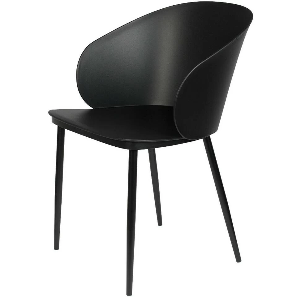 Puur Göta Eetkamerstoel - Kunststof - Zwart 3 Puur Göta Eetkamerstoel - Kunststof - Zwart