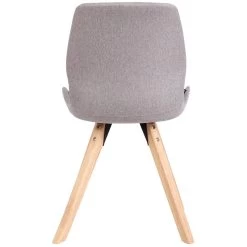 CLP Set Van 2 Eetkamerstoelen Luna Stof Zilverkleurig -ZitMeester ComfortDesign 1000095326 0103