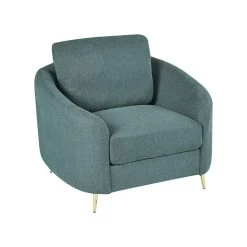 Beliani Fauteuil TROSA - Groen Polyester