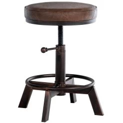 CLP Hocker Destin Kunstleder Bronskleurig