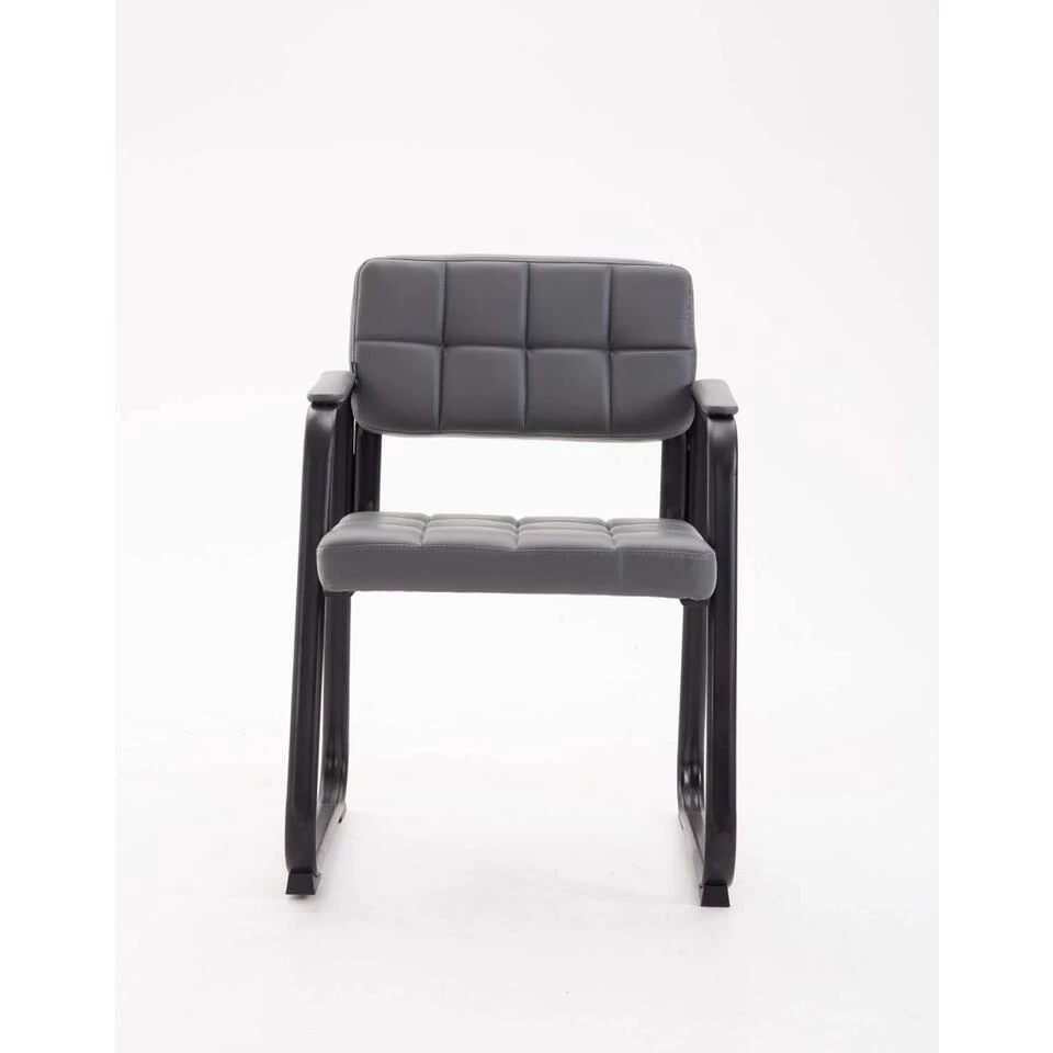 CLP Eetkamersstoel Canada B Kunstleder Grijs 4 CLP Eetkamersstoel Canada B Kunstleder Grijs - Image 2