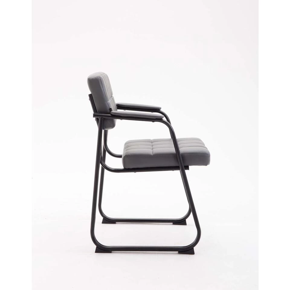 CLP Eetkamersstoel Canada B Kunstleder Grijs 5 CLP Eetkamersstoel Canada B Kunstleder Grijs - Image 3