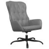 VidaXL Relaxstoel Kunstleer Antracietgrijs 2 VidaXL Relaxstoel Kunstleer Antracietgrijs -ZitMeester ComfortDesign 1000095951